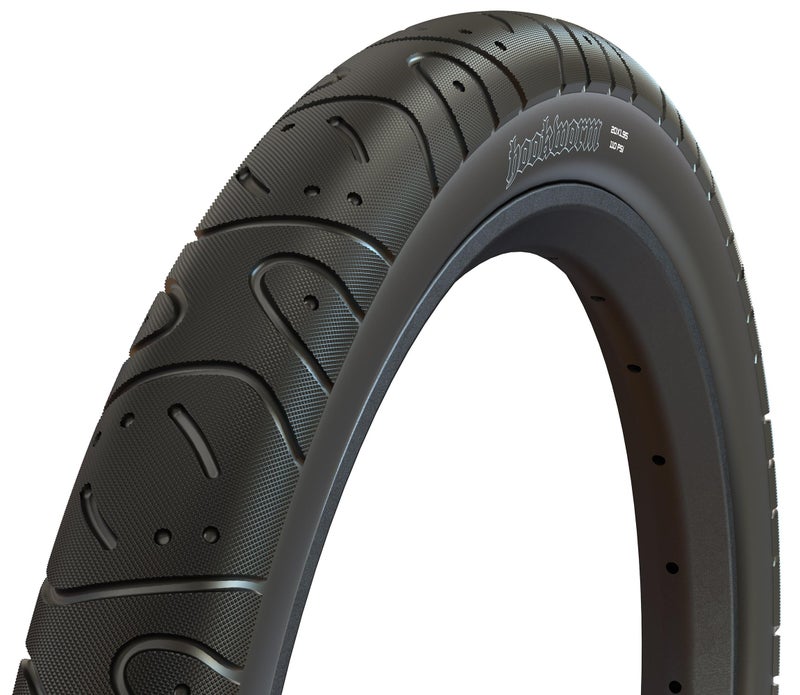 Maxxis إطار ماكسيز هوك وورم طبقة واحدة 26 x 2.5 أسود فولاذي - Image 1